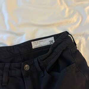 Rag & Bone | Midnight Black Soft Denim Jeans